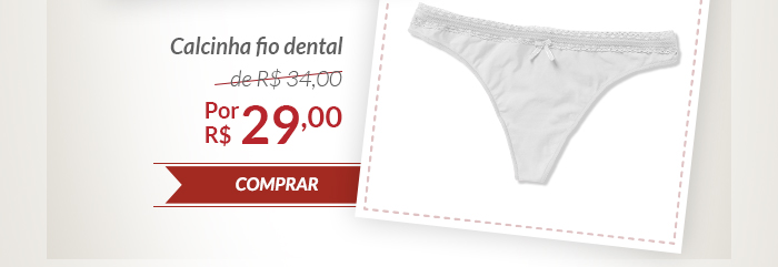Calcinha fio dental