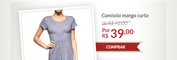 Camisola Manga Curta