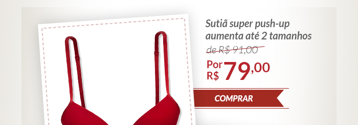 Sutiã super push-up