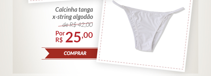 Calcinha tanga x-string