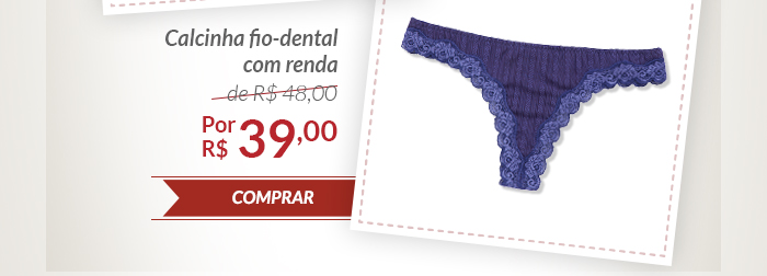 Calcinha fio-dental