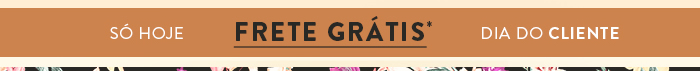 FRETE GRÁTIS* no Dia do Cliente 