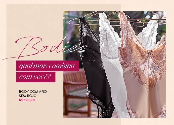 Bodies de vários estilos