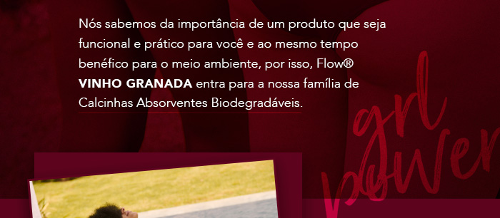 FLOW - Calcinhas absorventes - NOVA COR